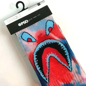 New PSD Blue Red Lux Multi Cotton Spandex Polyester Unisex Fashion So…